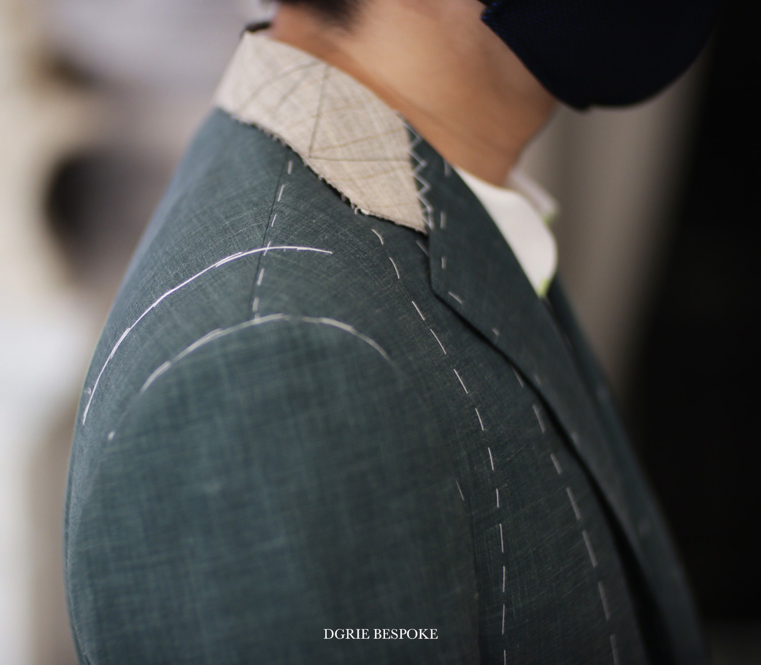 zegna green linen silk dgrie 1