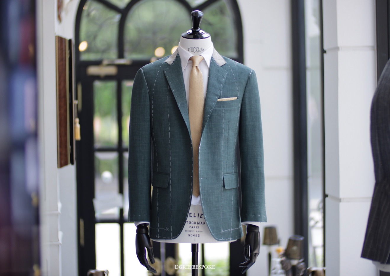 zegna green linen silk dgrie 2