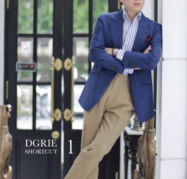 dgrie shortcut 1 navy suit khahi stripe shirt dgrie 1