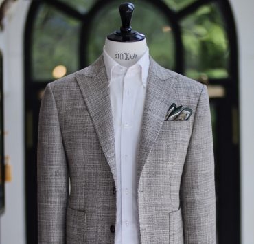 bespoke casual wool linen jacket dgrie