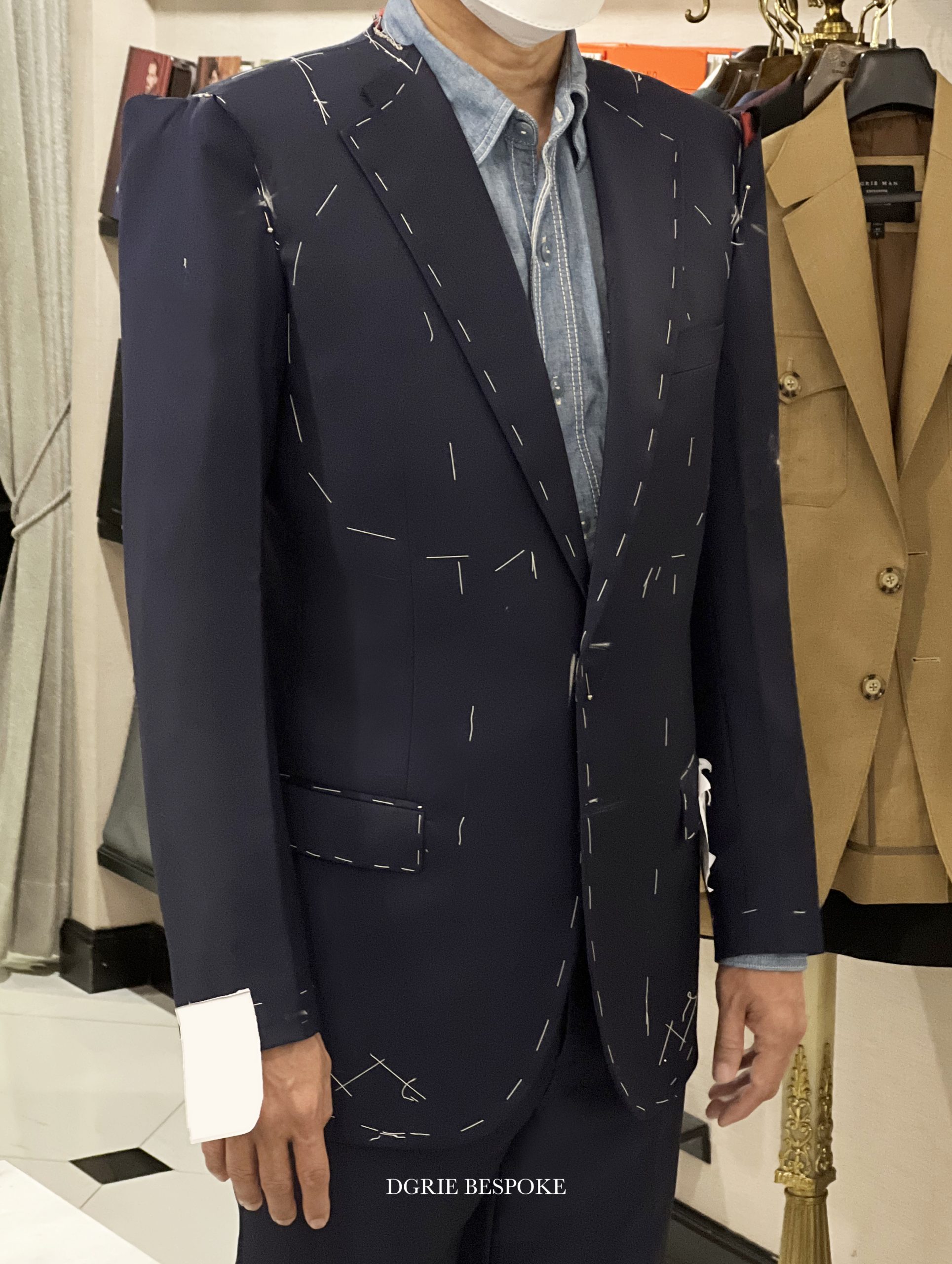 dgrie bespoke navy suit dgrie 1