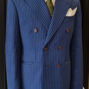 navy pinstripe double breasted suit dgrie