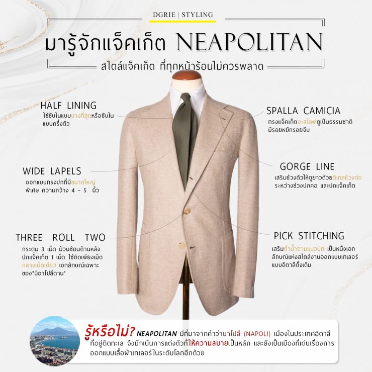 Neapolitan jacket Style: สไตล์แจ็คเก็ต ที่ทุกหน้าร้อนไม่ควรพลาด 88 neapolitan jacket style dgrie