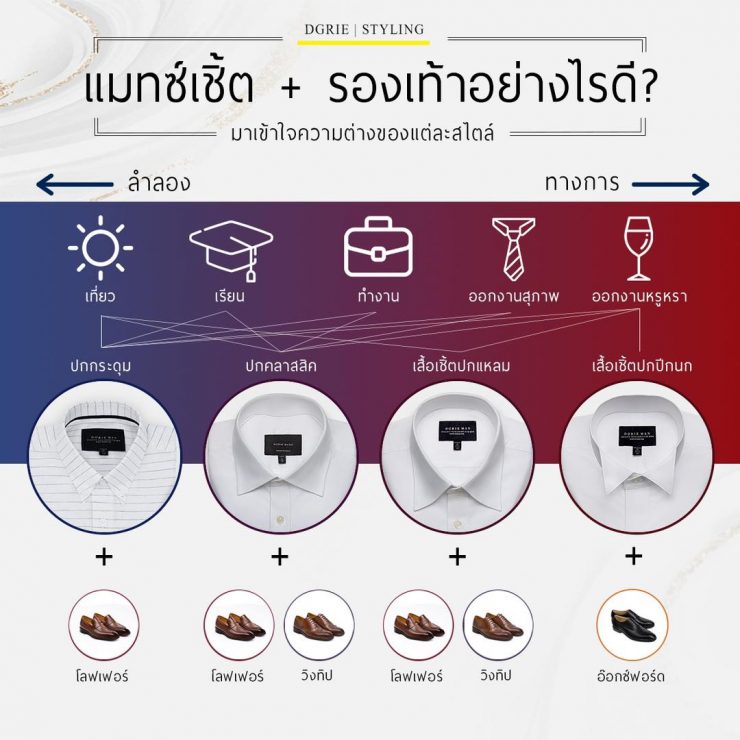 Should my shoes match my shirt: แมทซ์เชิ้ต + รองเท้าอย่างไรดี ? 8 should my shoes match my shirt dgrie