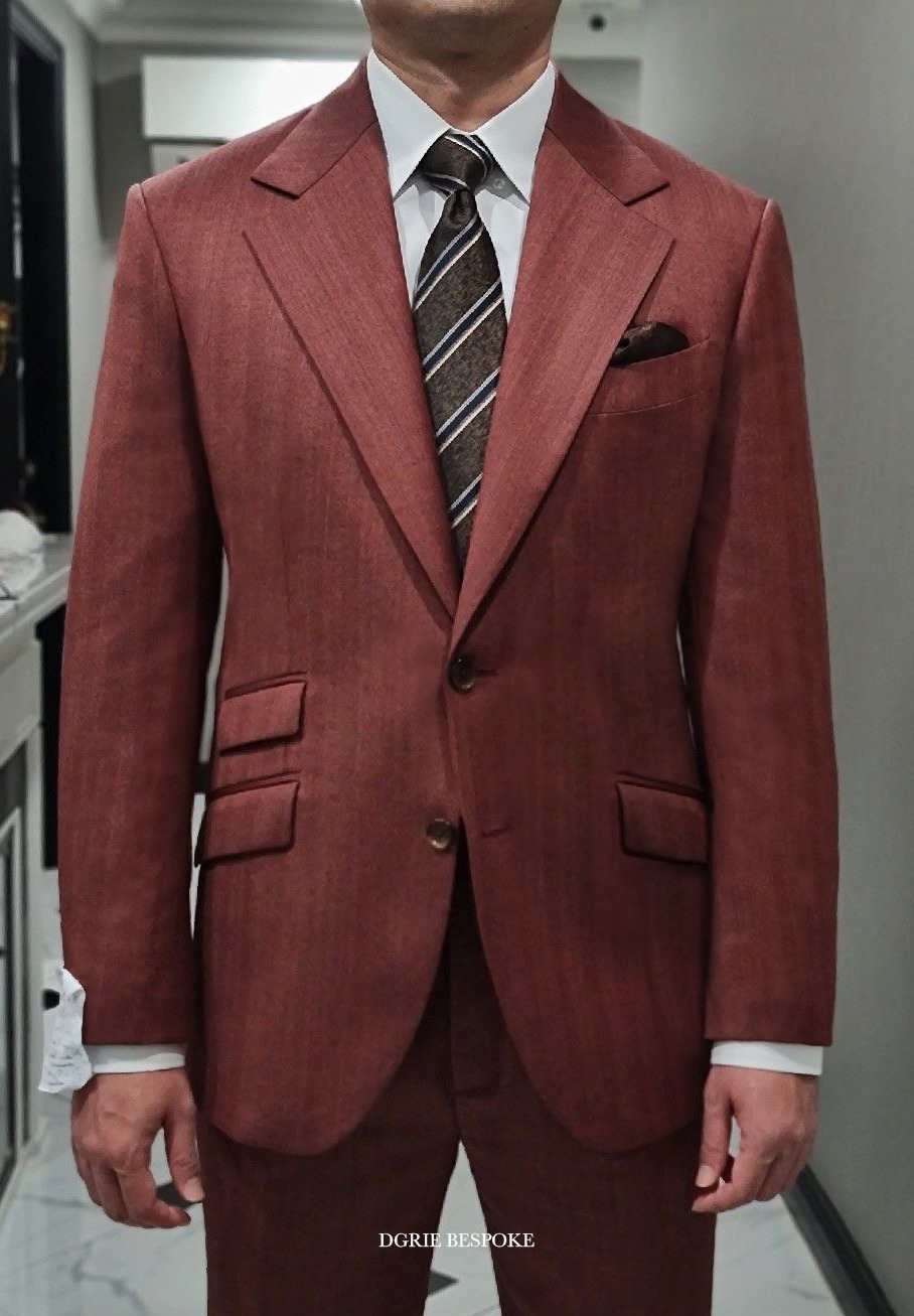 dgrie bespoke classic red suit dgrie