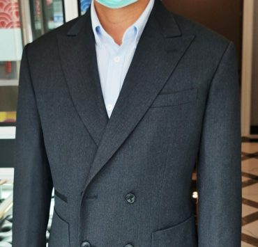 DGRIE BESPOKE DB CLASSIC ROLL: ตัดสูทกระดุม 2 แถวสีเทา 14 dgrie bespoke db classic roll 2 dgrie 2