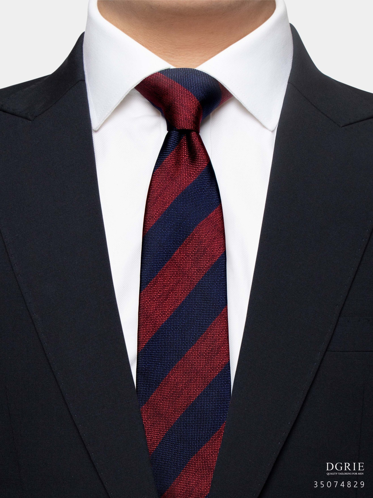 dgrie diagonal stripe ties 3 inch dgrie 3