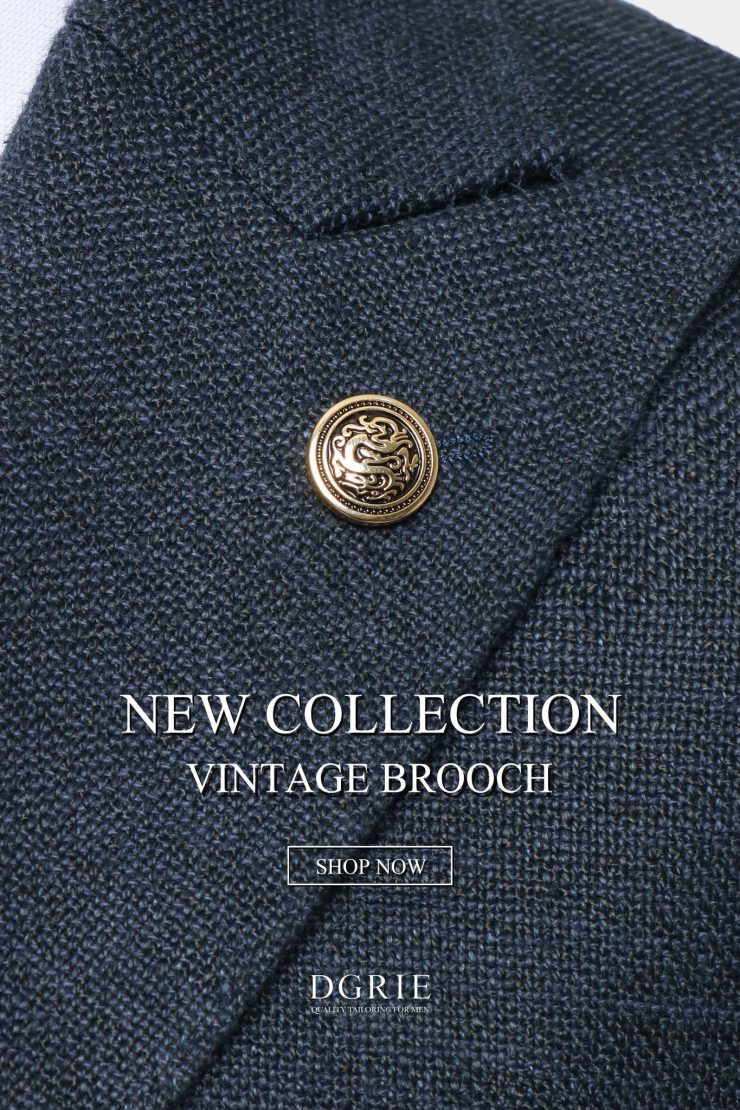 เข็มกลัดติดปกเสื้อสูท พินติดปกสูท สไตล์วินเทจ - New Collection Vintage Brooch 11 dgrie new collection vintage brooch dgrie