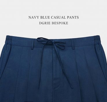 Navy Classic Rope Pants: ตัดกางเกงเชือกผูกเอว ร้านตัดกางเกง 15 navy classic rope pants dgrie 2