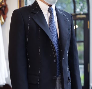 Bespoke 3rd Fitting Classic Super Black Suit: ตัดสูท ดำพิเศษ 15 bespoke 3rd fitting classic super black suit dgrie 4