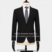 dgrie black windowpane suit dgrie 1