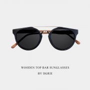 dgrie black wooden top bar sunglasses dgrie