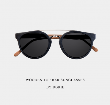 dgrie black wooden top bar sunglasses dgrie