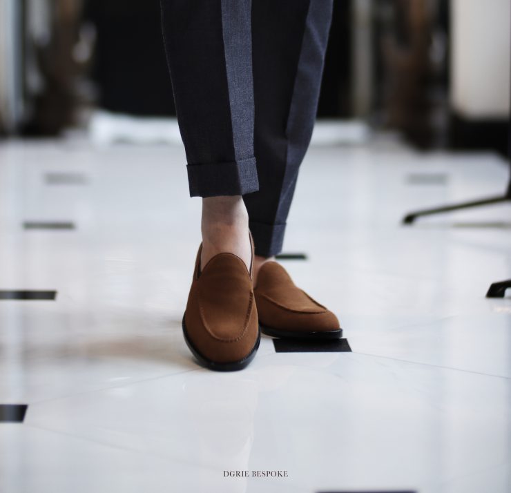 DGRIE Snuff Suede Loafers Shoes รองเท้าหนัง 88 dgrie snuff suede loafers shoes dgrie 1