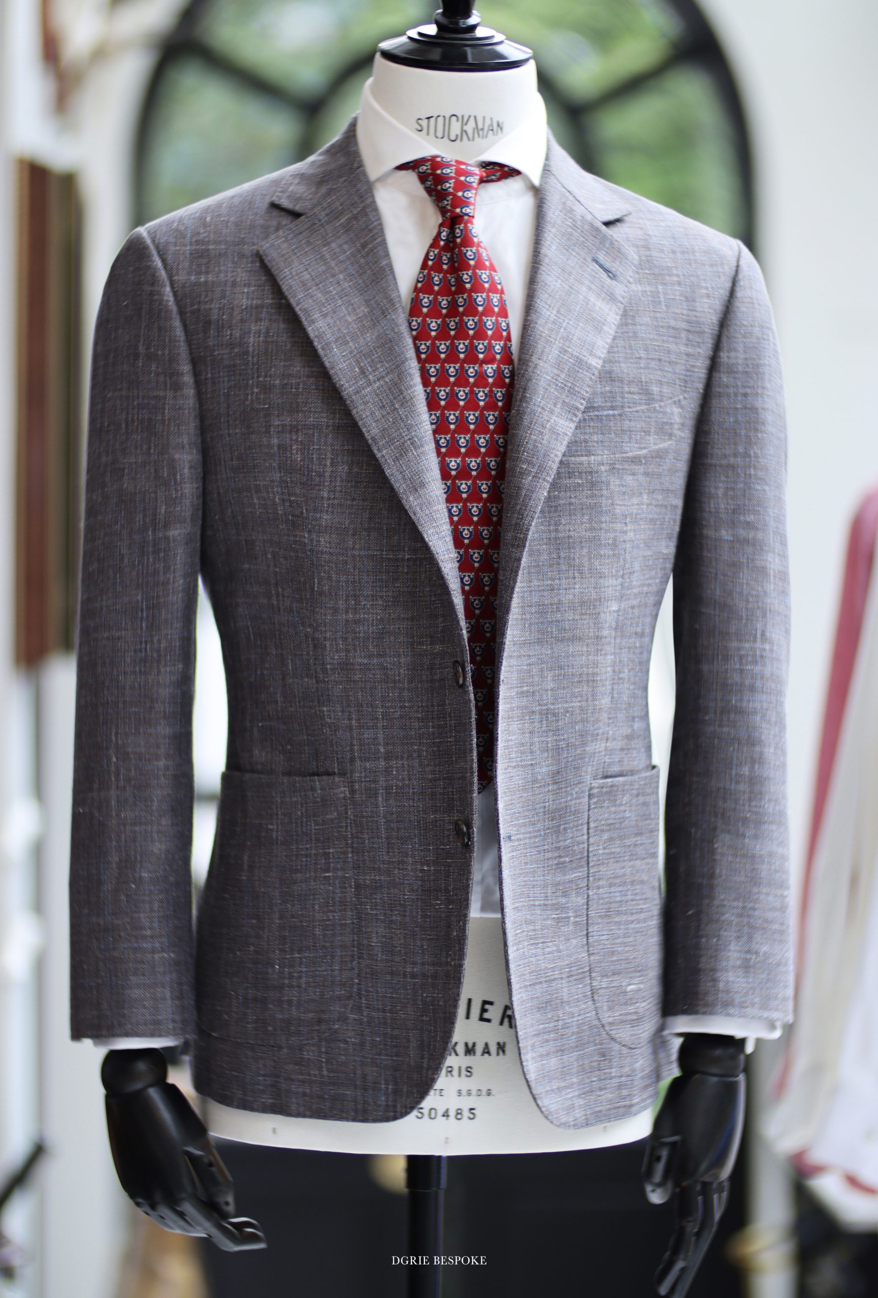 italy wool silk blazer dgrie