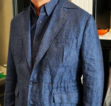 SAFARI Navy JACKET: ตัดซาฟารี แจ็คเก็ตซาฟารี สไตล์วินเทจ 15 safari navy jacket dgrie