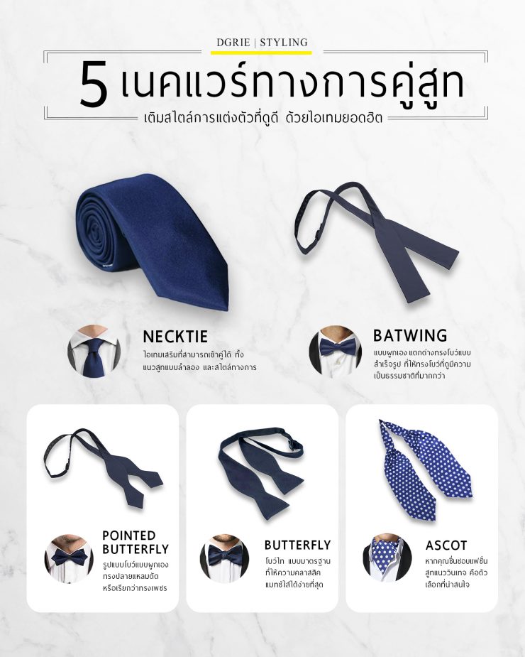 5 Neckties: 5 เนคแวร์ทางการคู่สูท - DGRIE 15 5 necktie 5 dgrie dgrie