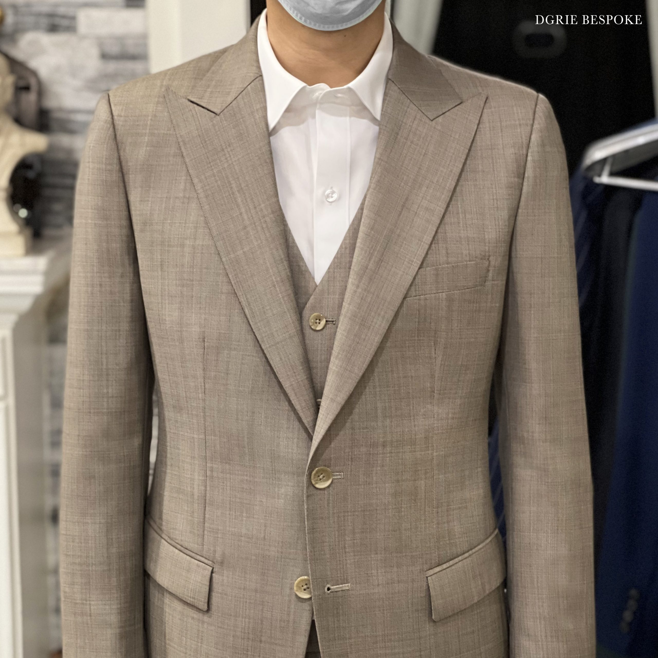 dgrie bespoke italy wool brown suit dgrie 1