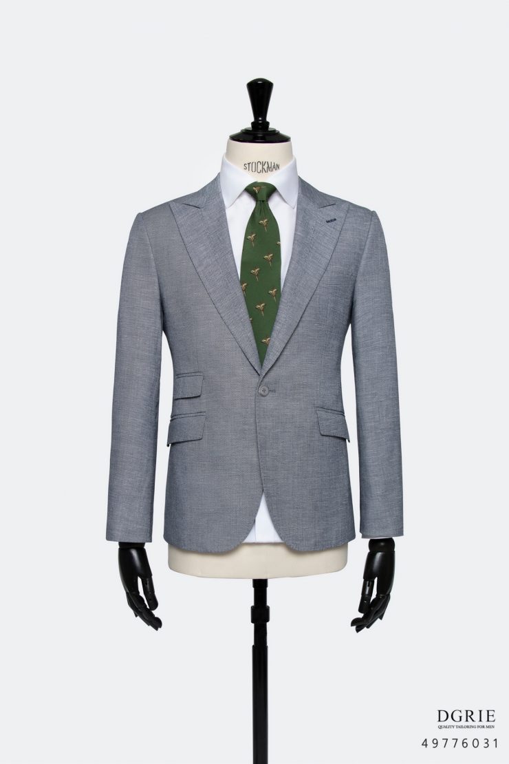 dgrie light gray cotton linen jacket dgrie