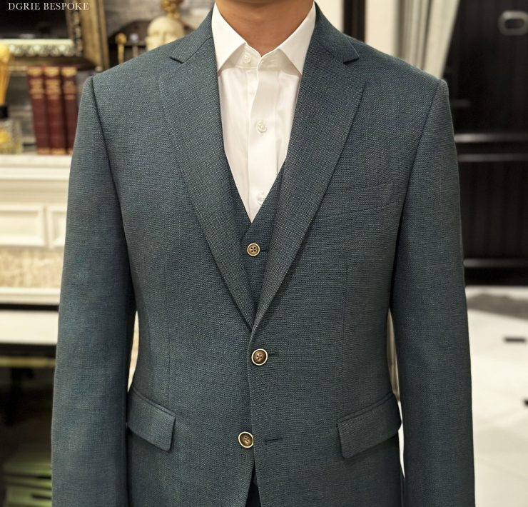 DGRIE Smart Green 3 Piece Suits: ตัดสูทสีเขียว โทนสีใส่ง่าย 17 dgrie smart green 3 piece suits dgrie 4