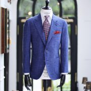 navy wool silk linen suit dgrie 2