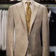 dgrie beige harringbone full canvas suit dgrie 2