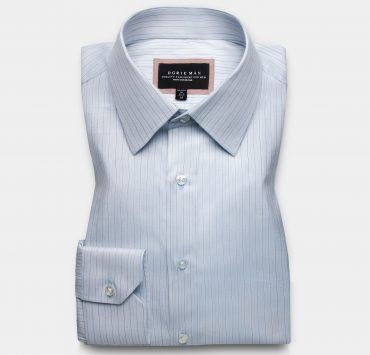 DGRIE Light Blue Stripe Two tone Shirt: เชิ้ตลายทางสีน้ำเงิน 15 dgrie light blue stripe two tone shirt dgrie 2