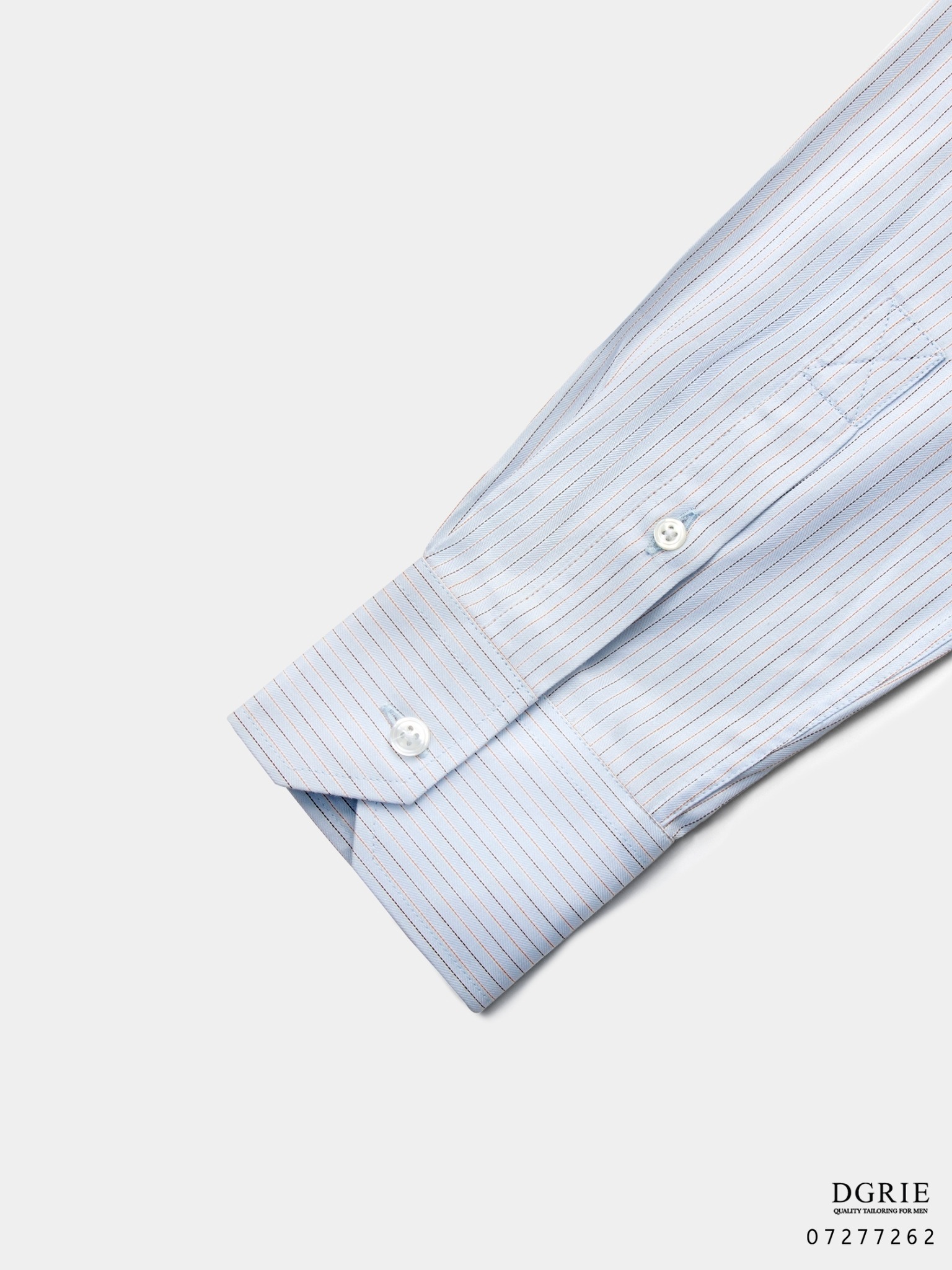 dgrie light blue stripe two tone shirt dgrie