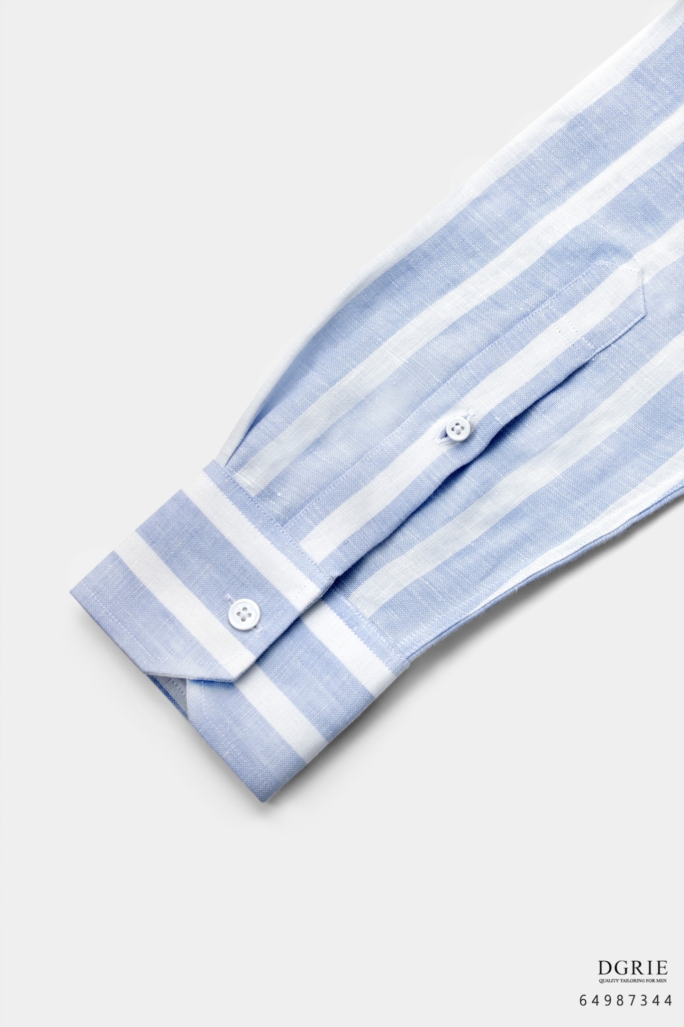 dgrie linen blue white stripe shirt dgrie 3