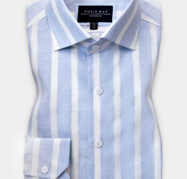 dgrie linen blue white stripe shirt dgrie