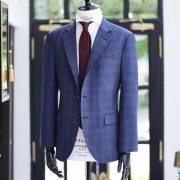 dgrie navy window suits 170s wool dgrie