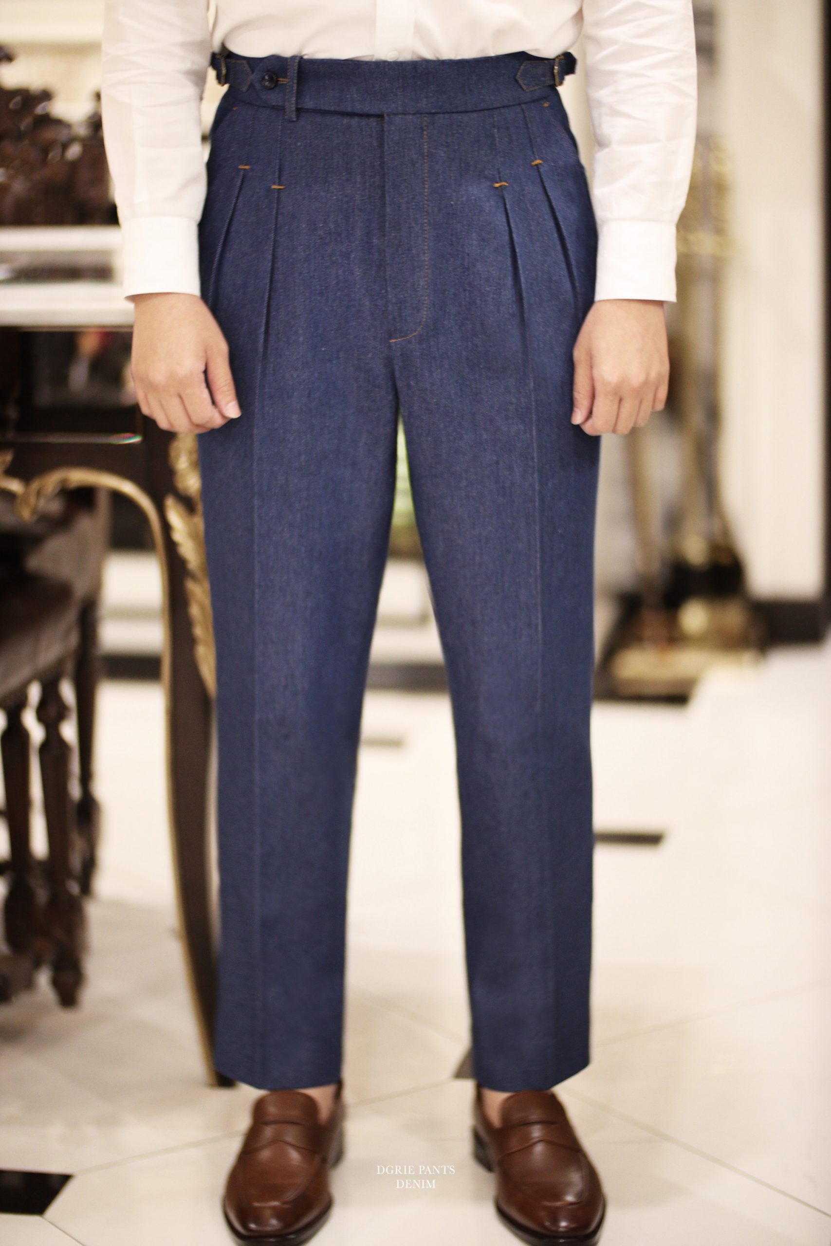 dgrie pleated denim pants dgrie 3 dgrie pleated denim pants dgrie 3