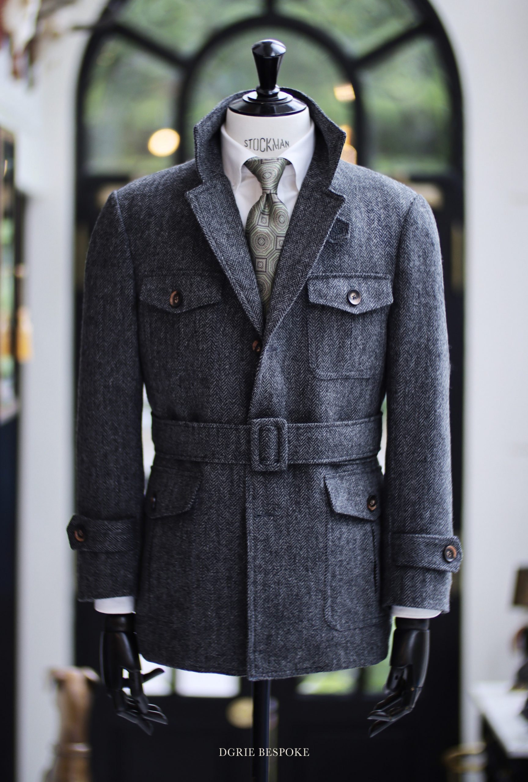 dgrie sherry tweed military coat jacket dgrie 5