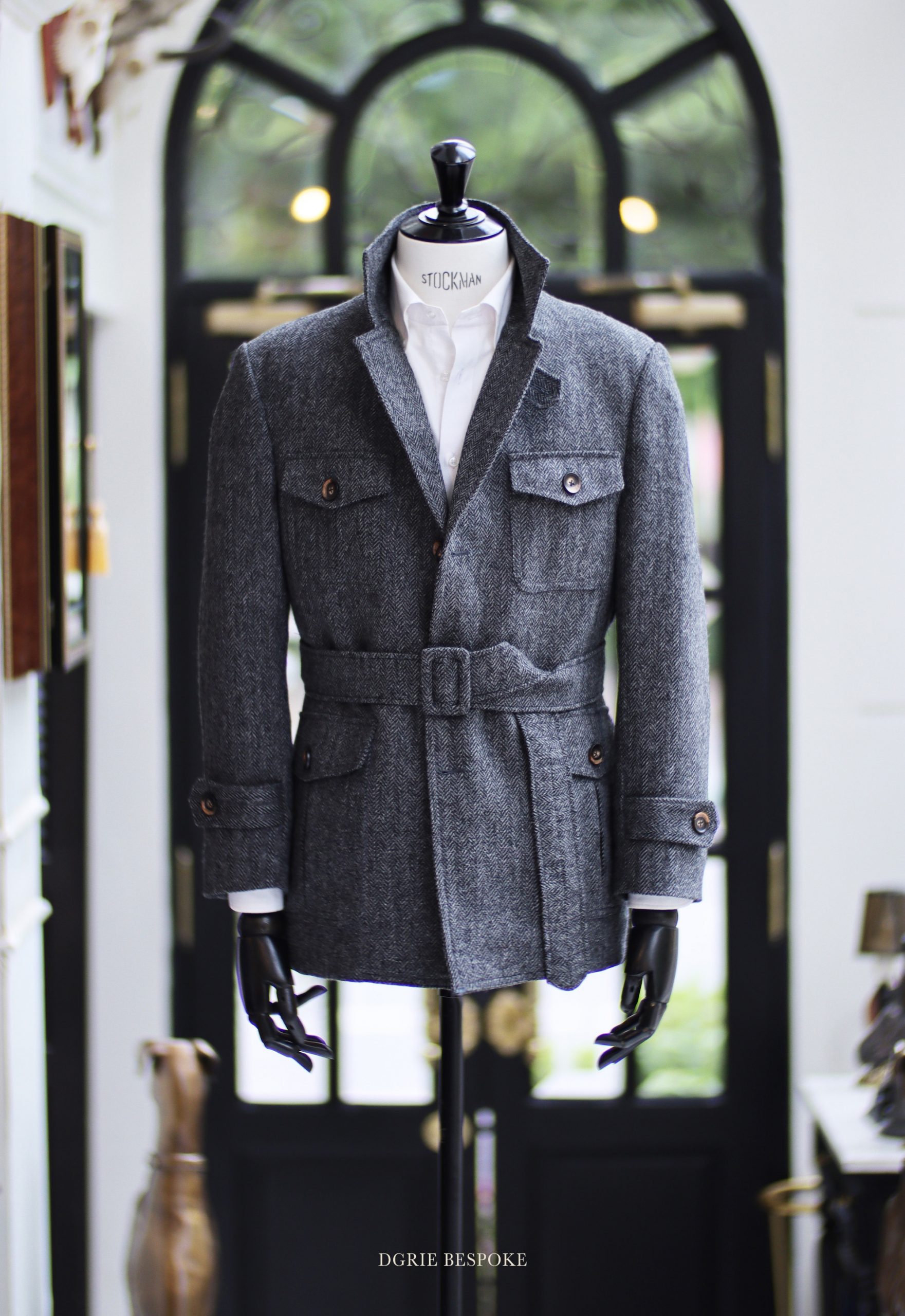 dgrie sherry tweed military coat jacket dgrie