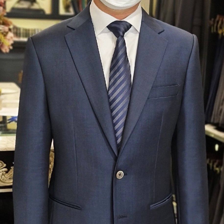 DGRIE SILVER NAVY LUXURY SUIT: ตัดสูทผ้าอิตาลี สีน้ำเงินเข้ม 1 dgrie silver navy luxury suit dgrie 1