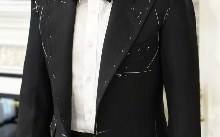 Fitting Black Tuxedo SlimFit: ตัดสูททักซิโด้ สีดำ ทรงเข้ารูป 58 fitting black tuxedo slimfit dgrie 2