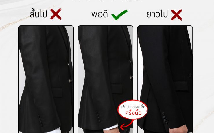 How Long Should My Suit Sleeves Be? ความยาวปลายแขนสูท 55 how long should my suit sleeves be dgrie