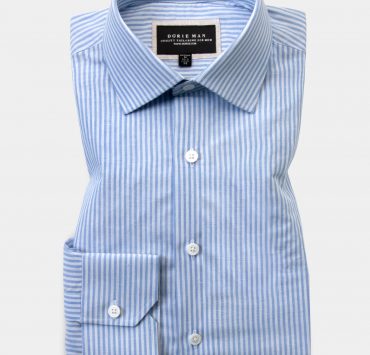 dgrie cotton linen blue stripe shirt dgrie 1