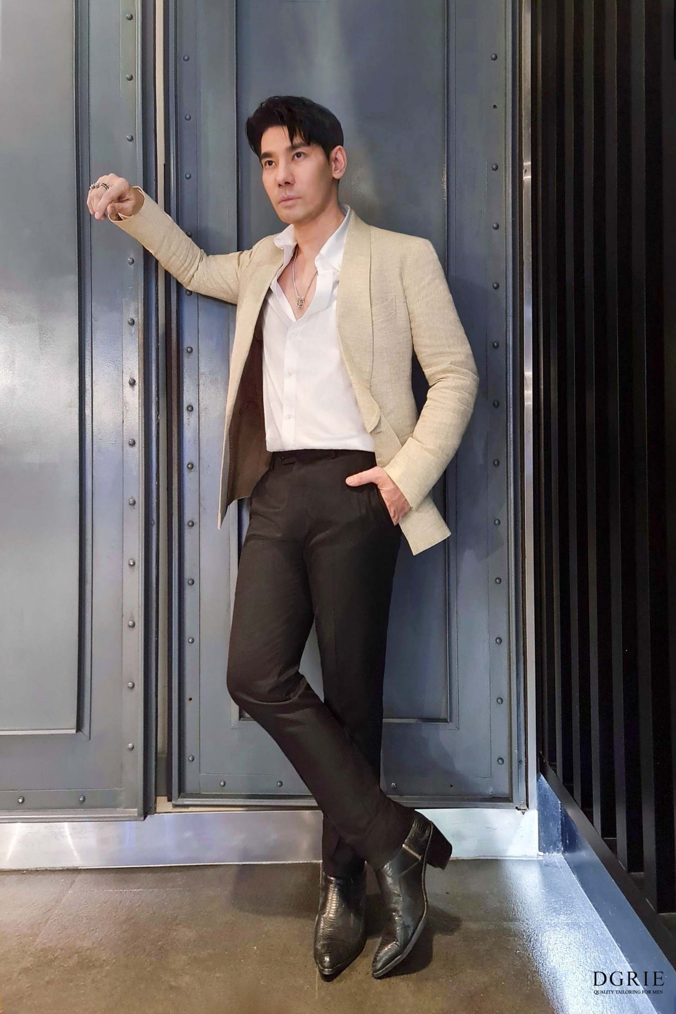 dgrie spotlight beige linen chambray dgrie 2