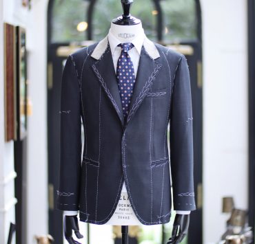 dgrie window grey suit full canvas dgrie