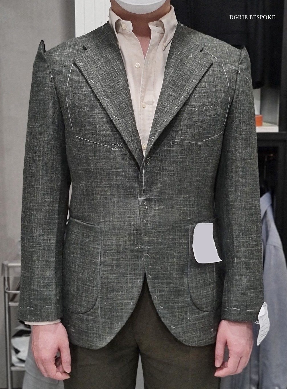 dgrie wool linen green jacket dgrie 4