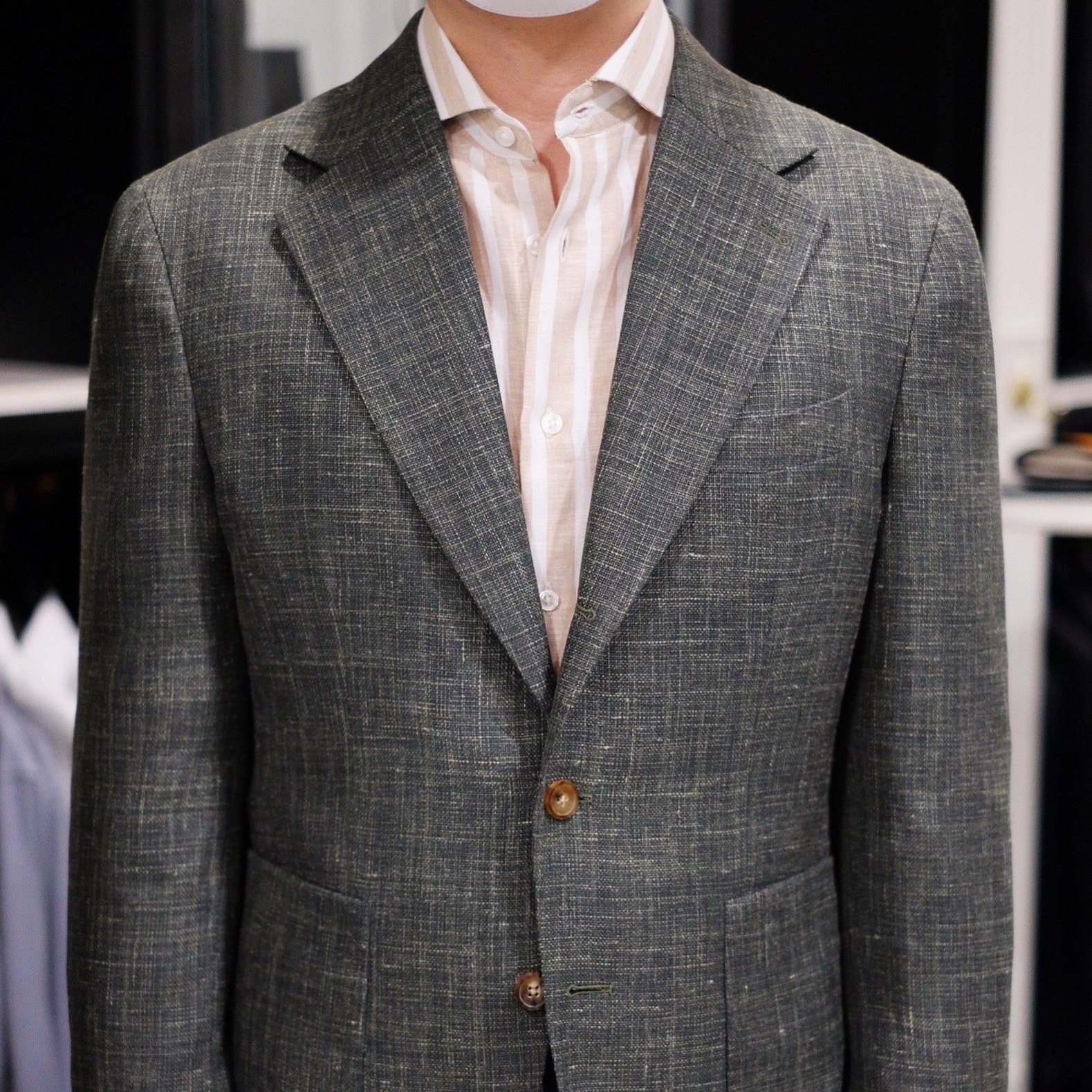 dgrie wool linen green jacket dgrie 6