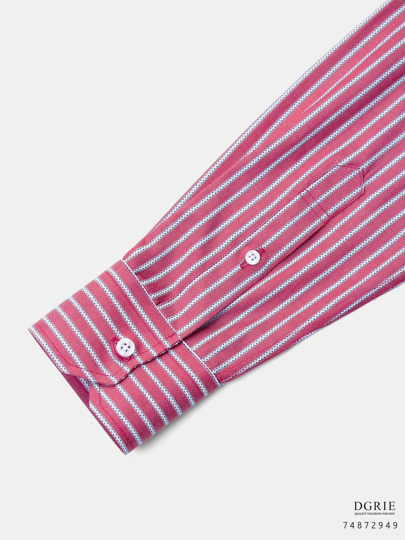 cotton stripe red 1cm shirt dgrie 2 cotton stripe red 1cm shirt dgrie 2