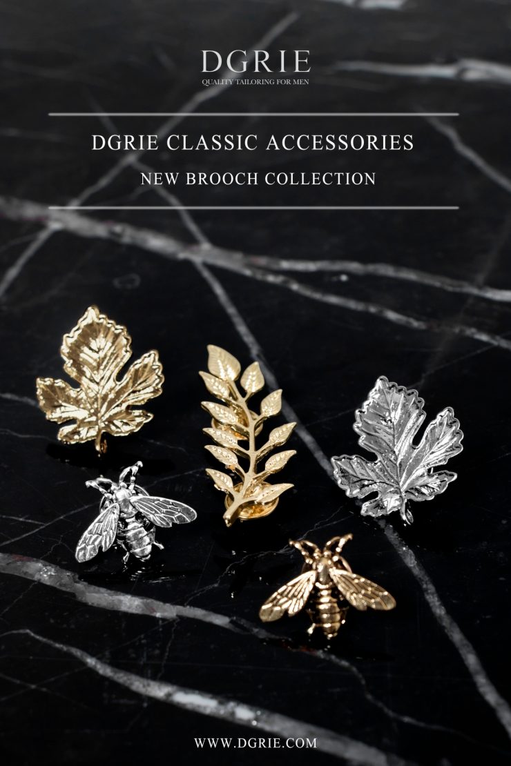 เข็มกลัดติดสูท Natural & Pyramid Vintage Brooch 22 dgrie natural pyramid vintage brooch dgrie