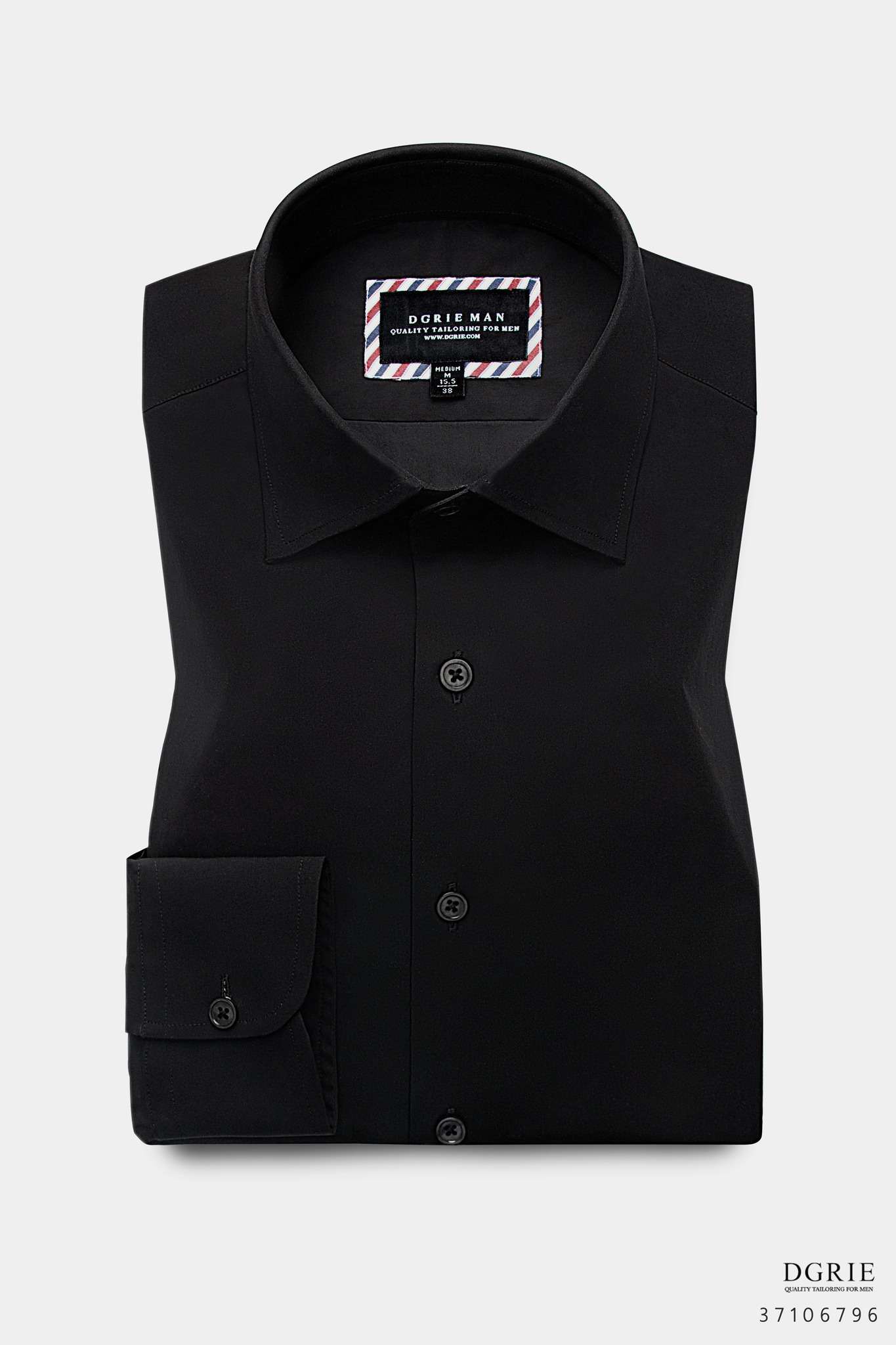 dgrie play cotton supper black spread collar shirt dgrie 2