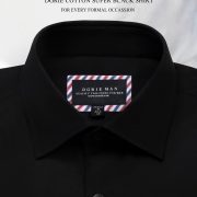 dgrie play cotton supper black spread collar shirt dgrie 3