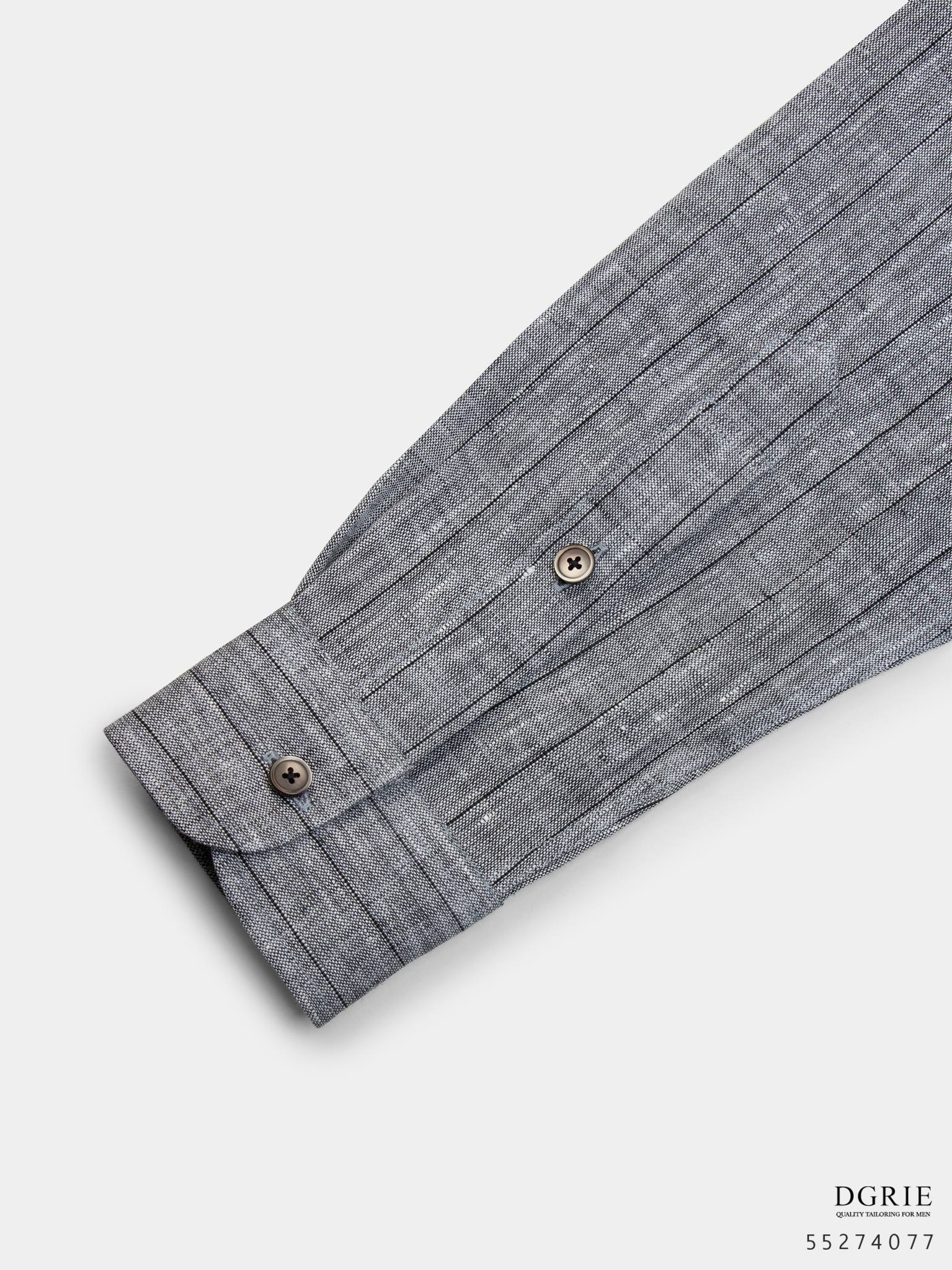 dgrie poland linen gray stripe 2 cm dgrie 2