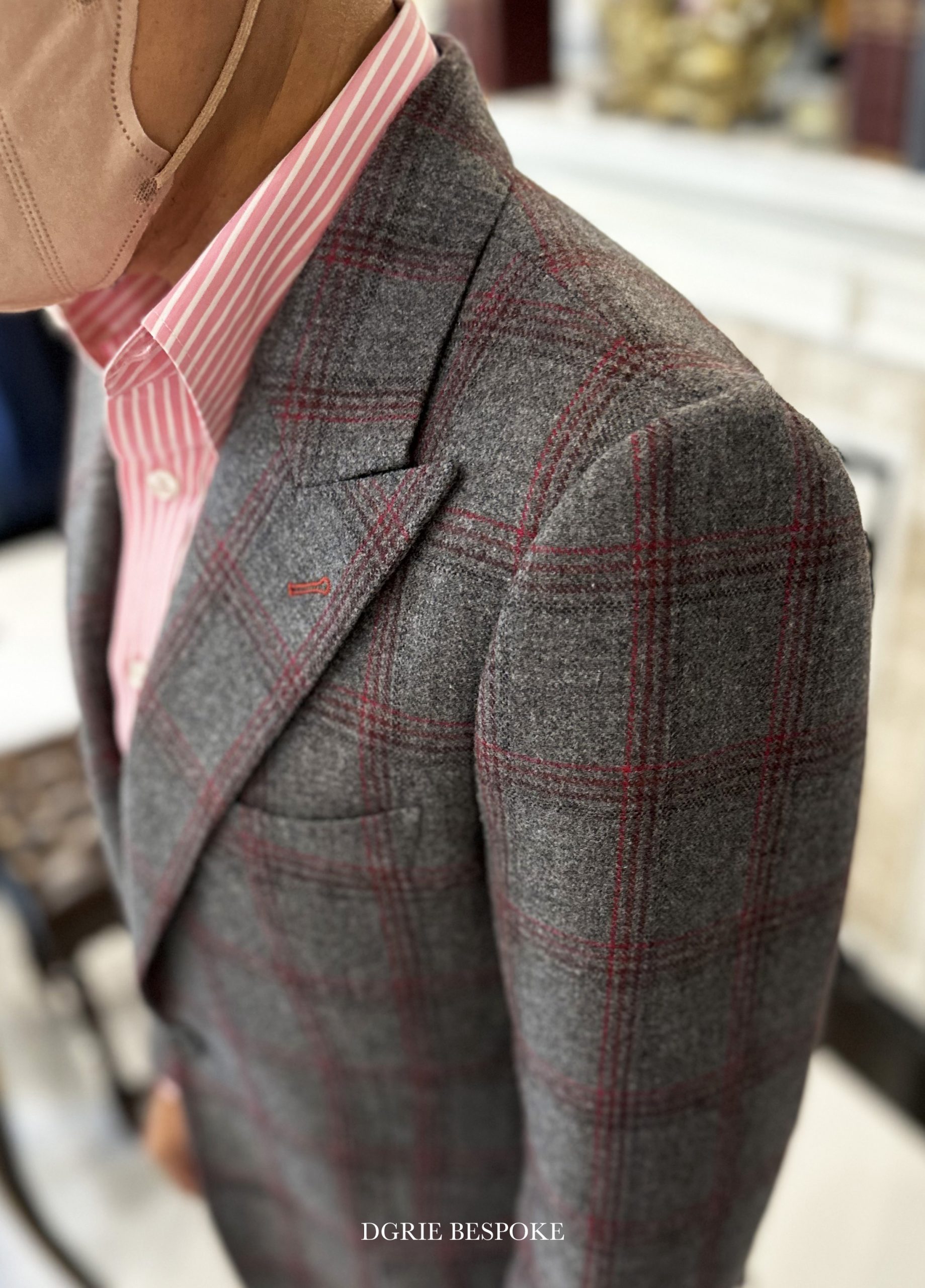 grey italy wool flannel red window dgrie 2 grey italy wool flannel red window dgrie 2