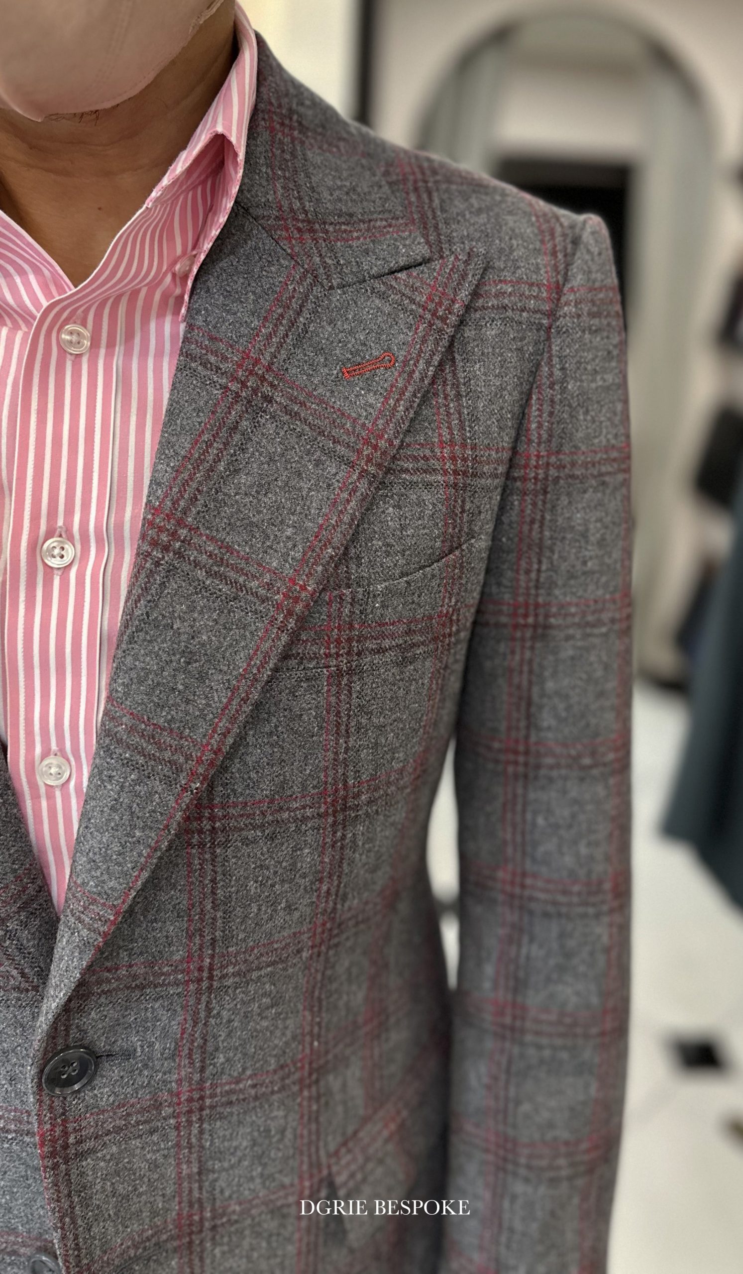 grey italy wool flannel red window dgrie 3 grey italy wool flannel red window dgrie 3