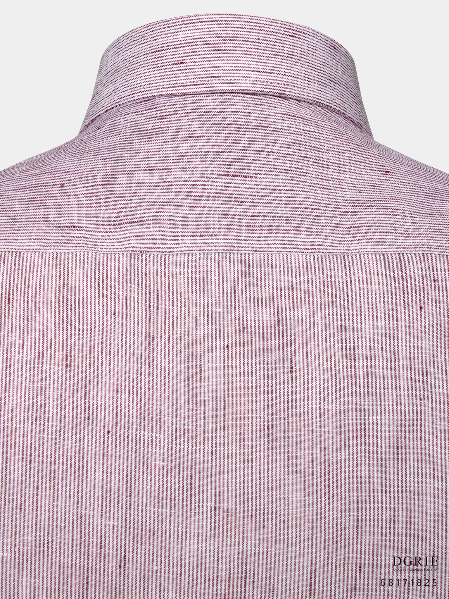 linen red stipe 1mm dgrie 1